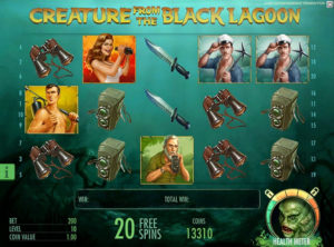 Creature From the Black Lagoon slotmaskinen SS-06