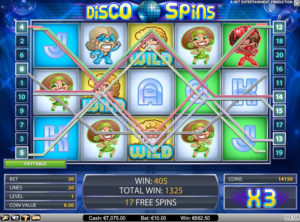 Disco Spins slotmaskinen SS 2