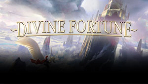 Her kan du spille Divine Fortune slotmaskinen