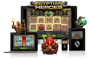 Egyptian Heroes spil på mobil og tablet
