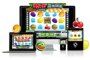Fruit shop spil på mobil og tablet