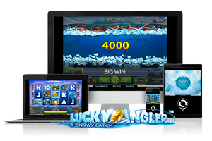 Lucky Angler spil på mobil og tablet