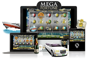 Mega fortune spil på mobil og tablet