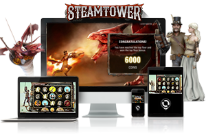 Steam Tower spil på mobil og tablet