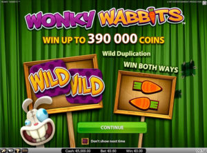 Wonky Wabbits slotmakinen SS-03