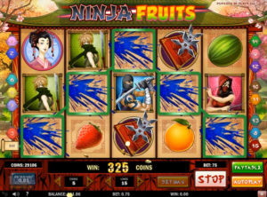 Ninja Fruits slotmaskinen SS-02