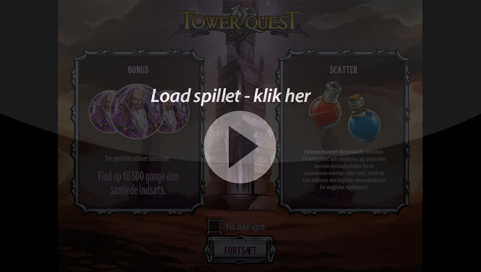 Tower-Quest_Box-game-1000freespins.dk